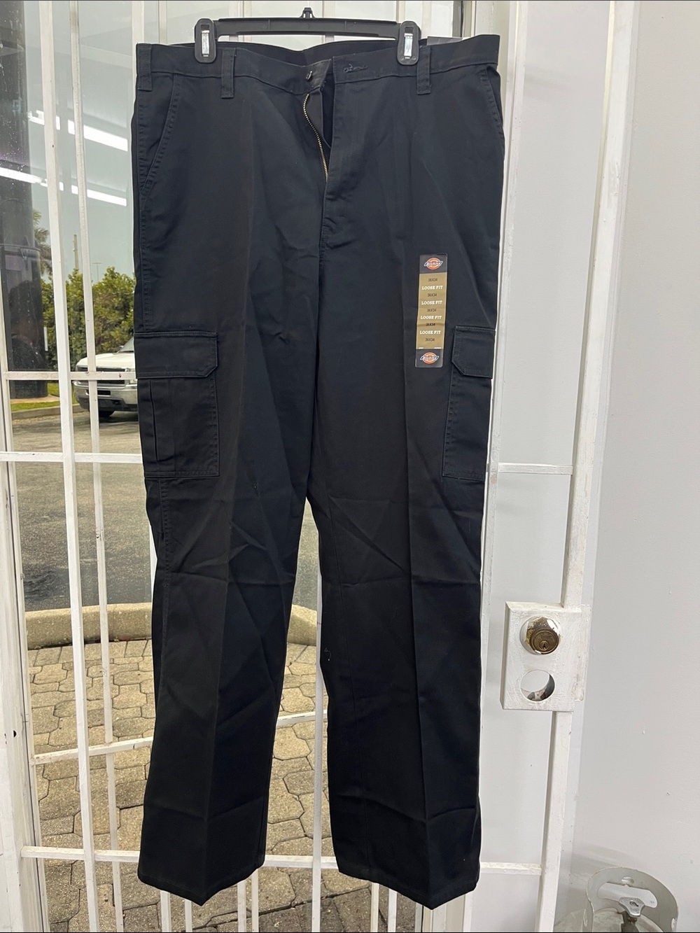Dickies Black Men's Cargo Work Trousers